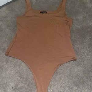 Banana Republic Body Suit, Brown Size M, New without tags